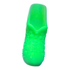 Uranium Glass
Custard Daisy And Button Slipper